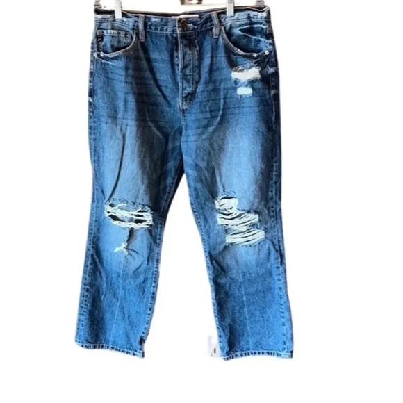 Kancan Medium Wash High Waist Boyfriend Jeans Size 15/31 - Picture 3 of 8